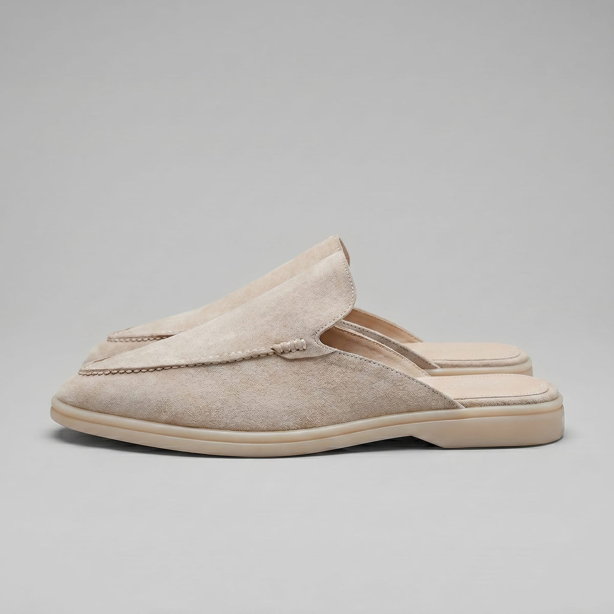 Herren Wildleder-Loafer mit offener Ferse | Hannes