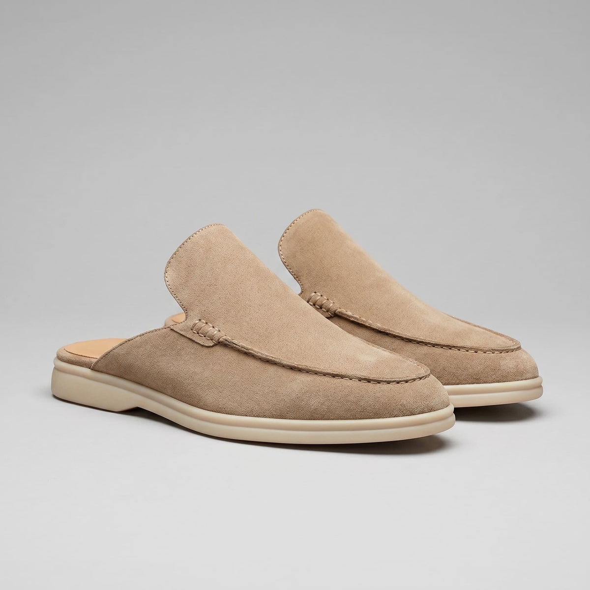 Herren Wildleder-Loafer mit offener Ferse | Hannes_32