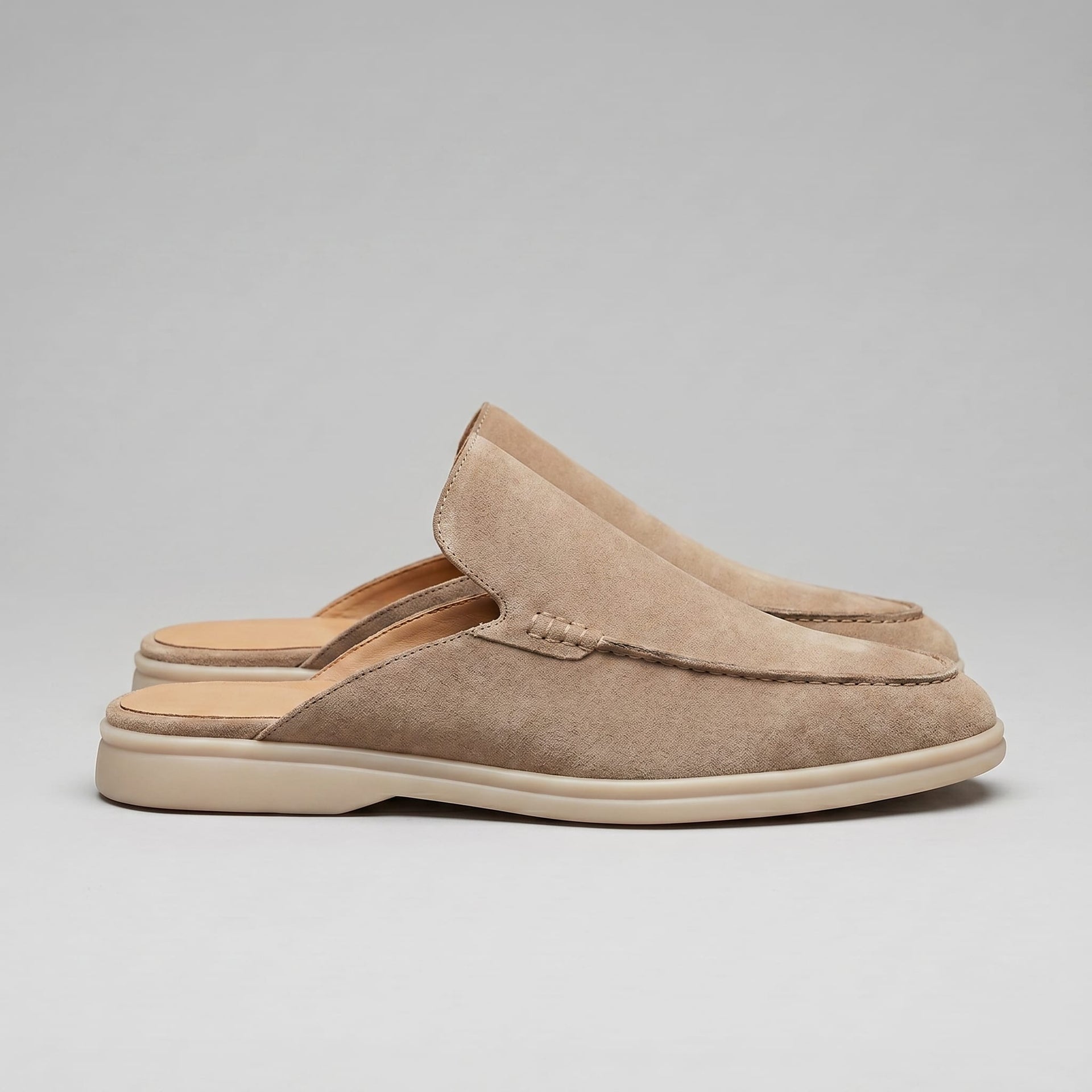 Herren Wildleder-Loafer mit offener Ferse | Hannes