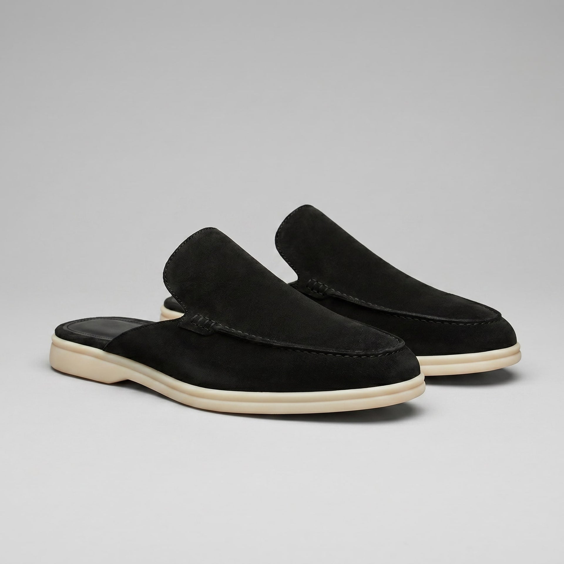Herren Wildleder-Loafer mit offener Ferse | Hannes