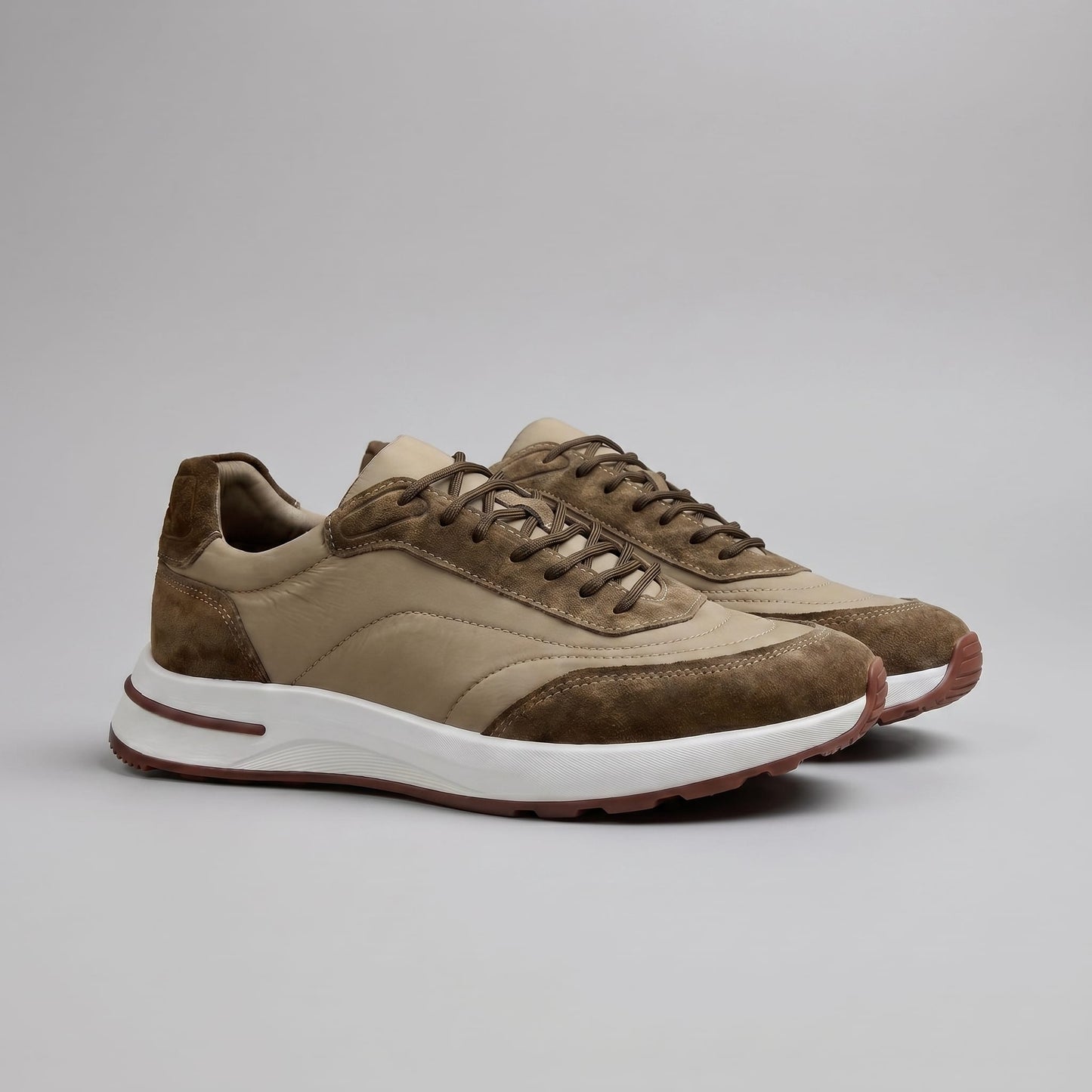 Herren Wildledersneaker mit Nylon-Einsätzen | Gilbert_16