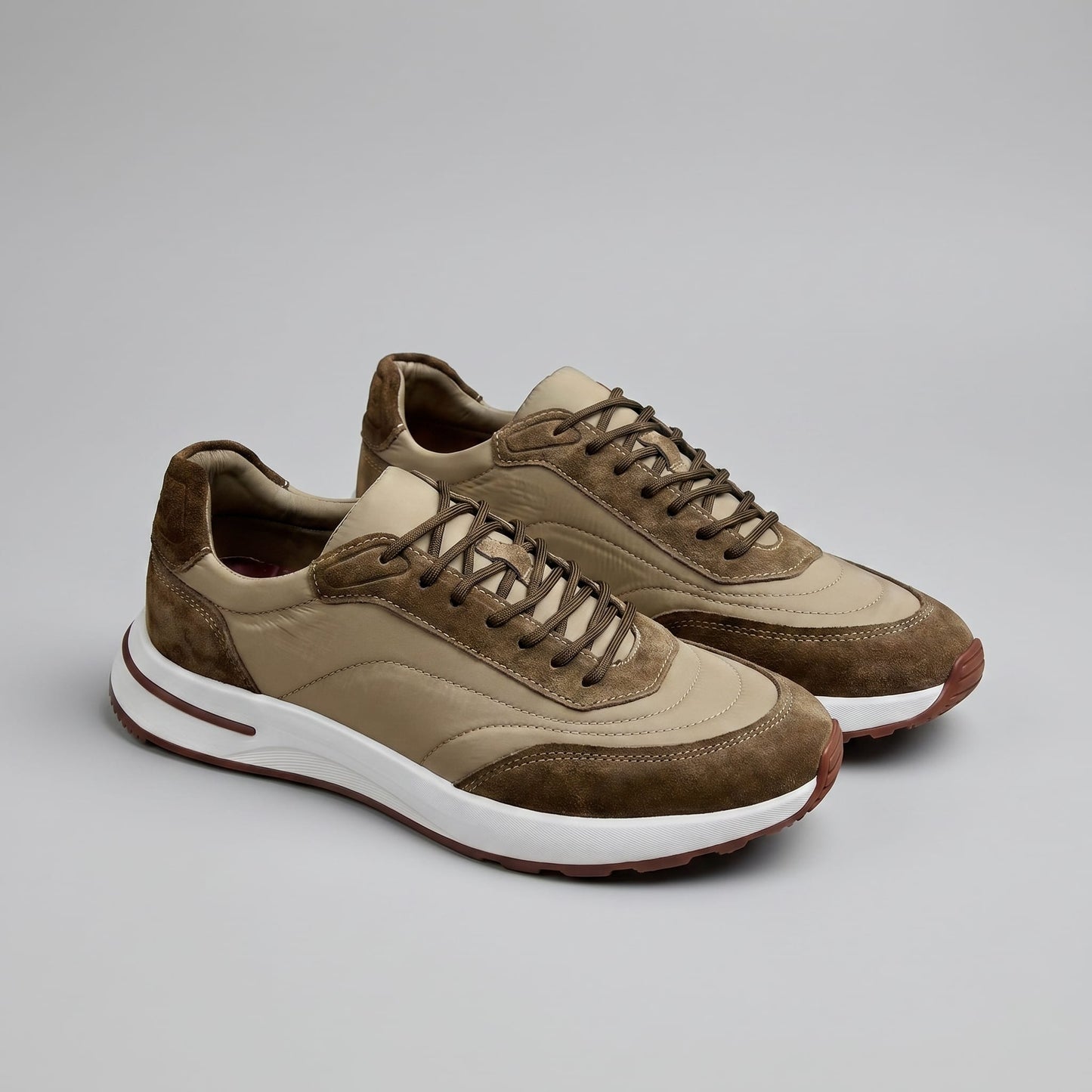 Herren Wildledersneaker mit Nylon-Einsätzen | Gilbert_17
