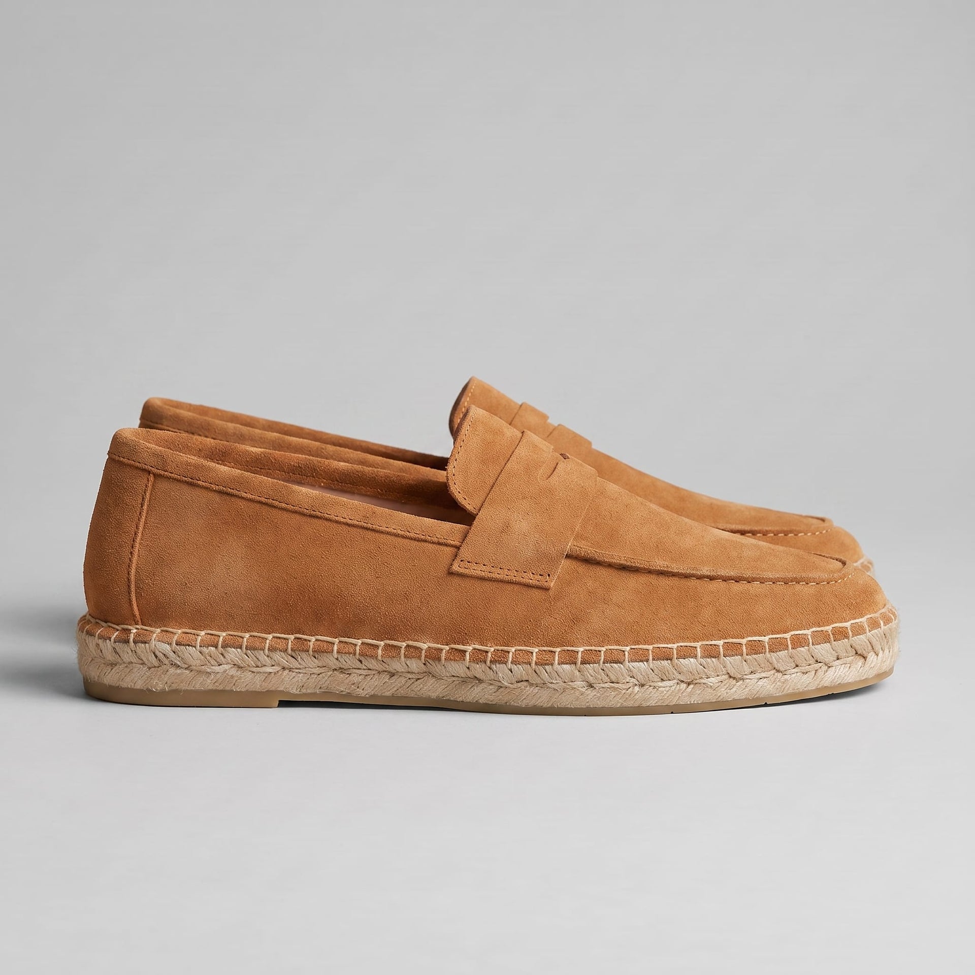 Herren Wildleder-Loafer mit Espadrille-Sohle | Eduard