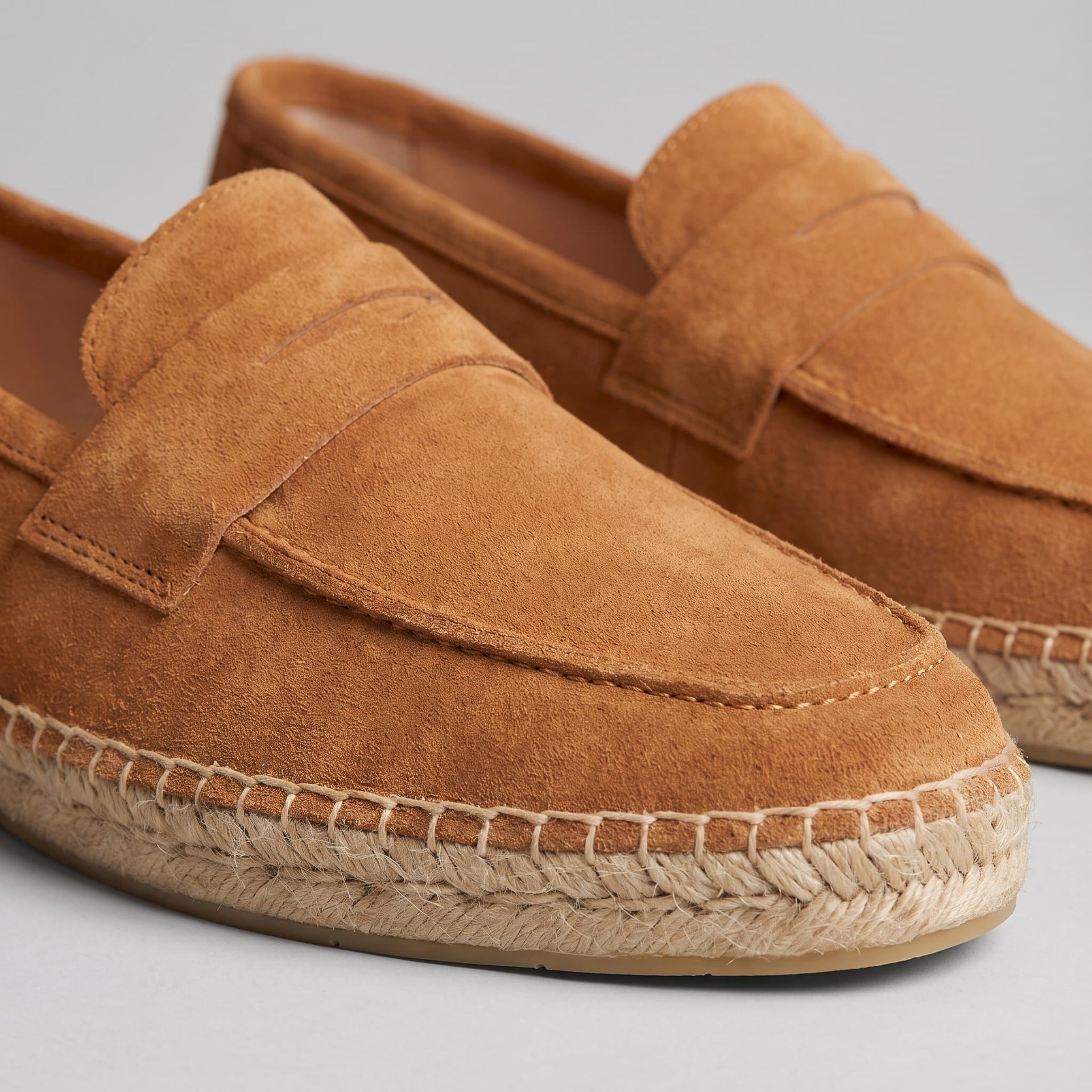 Herren Wildleder-Loafer mit Espadrille-Sohle | Eduard