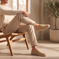 Herren Wildleder-Loafer mit Espadrille-Sohle | Eduard