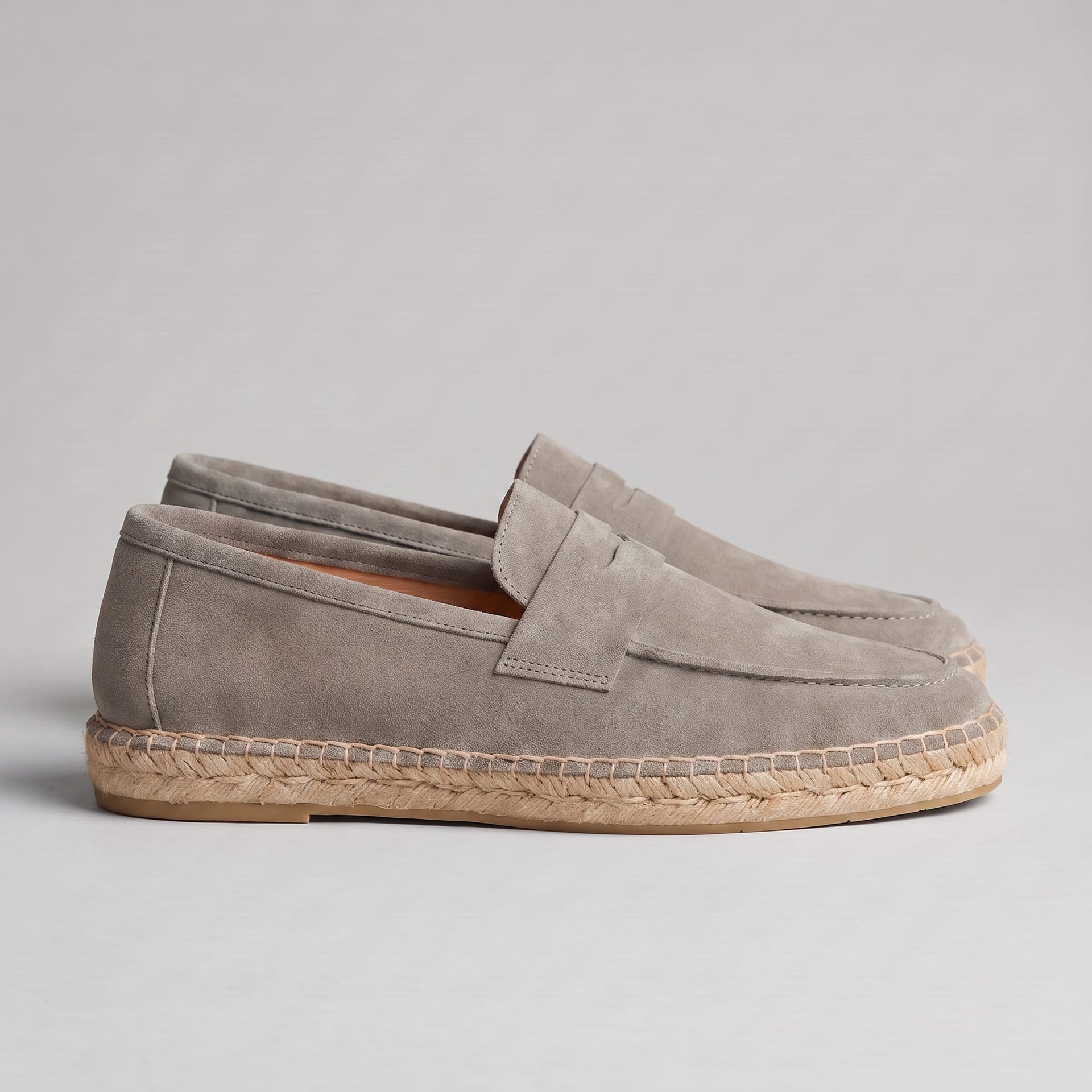 Herren Wildleder-Loafer mit Espadrille-Sohle | Eduard