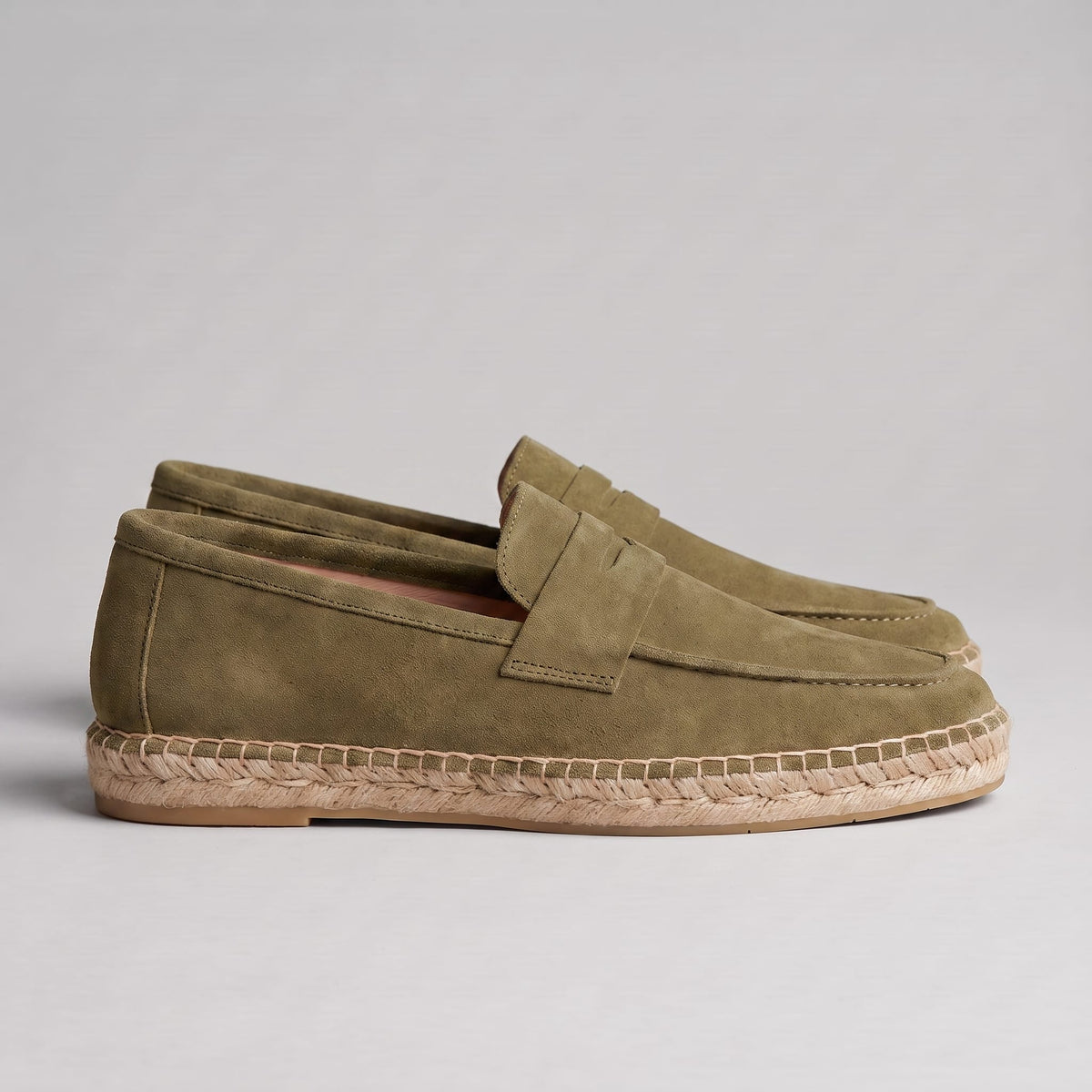 Herren Wildleder-Loafer mit Espadrille-Sohle | Eduard_46