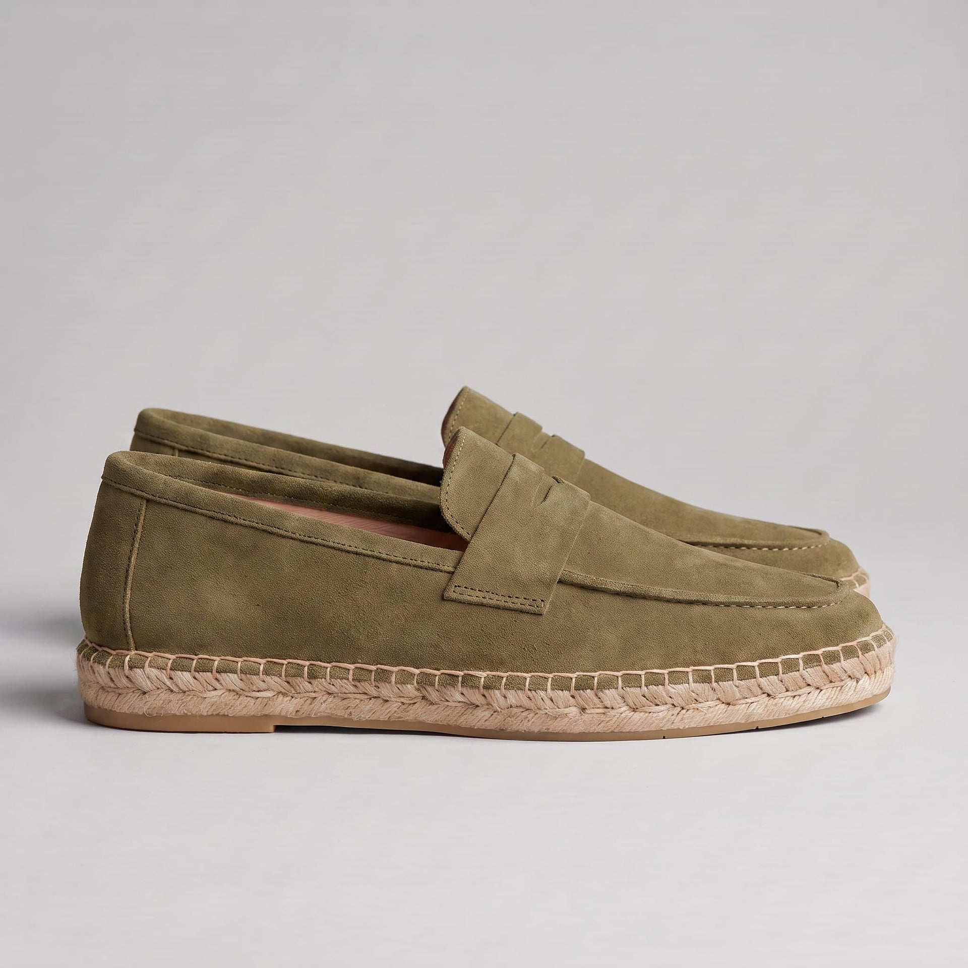 Herren Wildleder-Loafer mit Espadrille-Sohle | Eduard