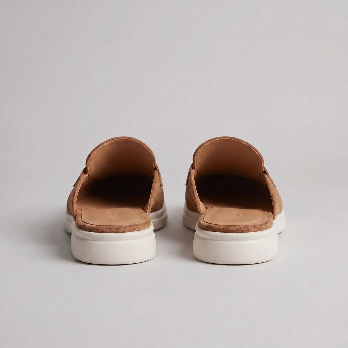 Herren Wildlederloafer mit offener Ferse und Penny-Riemen | Gottfried