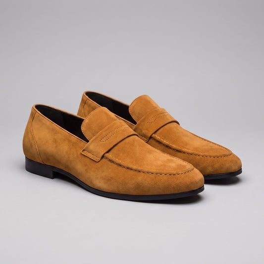 Herren Kunstleder-Loafer mit Pennyriegel | Edwin_1