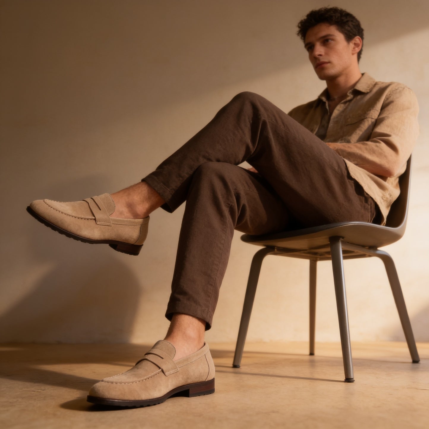 Herren Kunstleder-Loafer mit Pennyriegel | Edwin_35