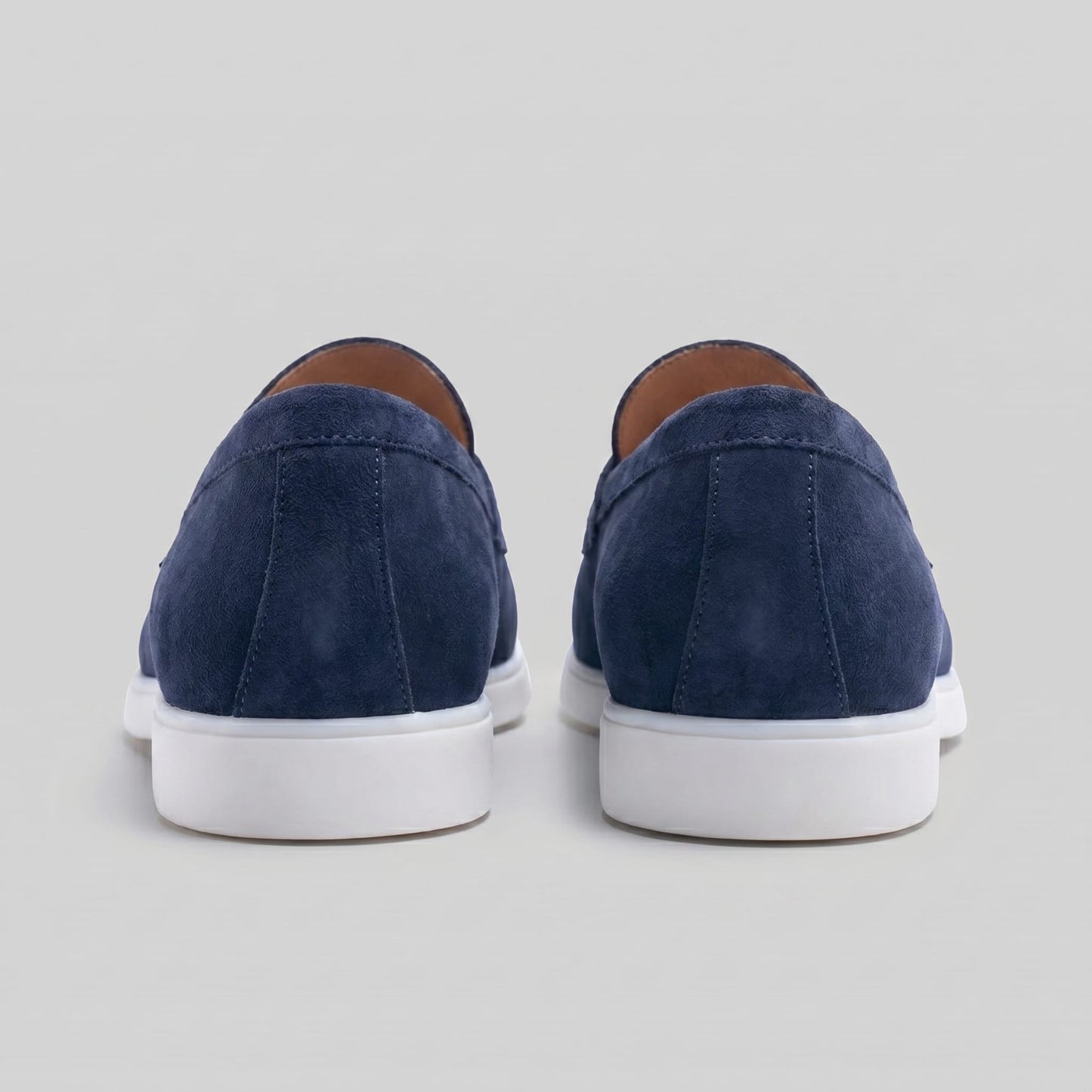 Herren Wildleder-Loafer mit weißer Sohle | Egbert_13