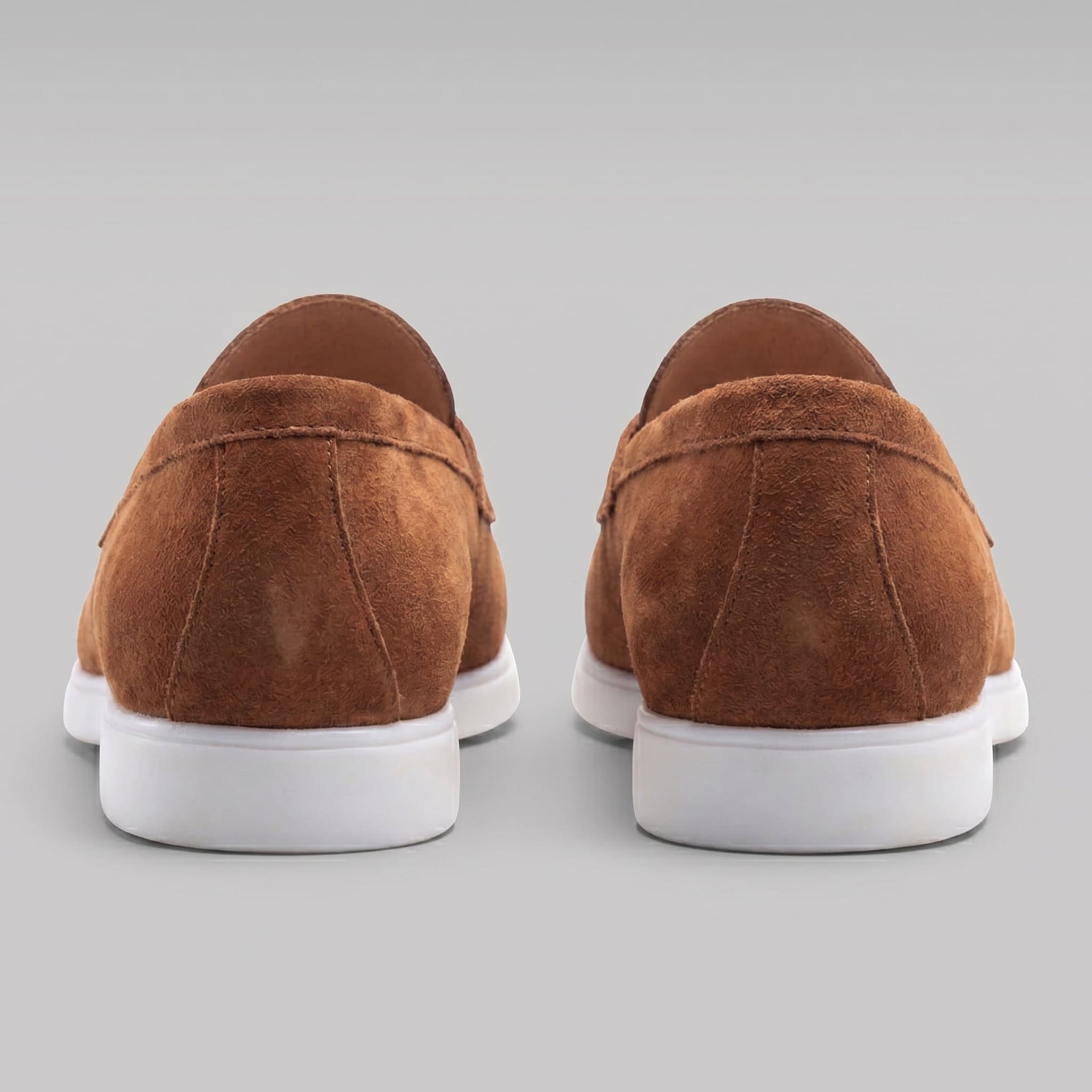 Herren Wildleder-Loafer mit weißer Sohle | Egbert