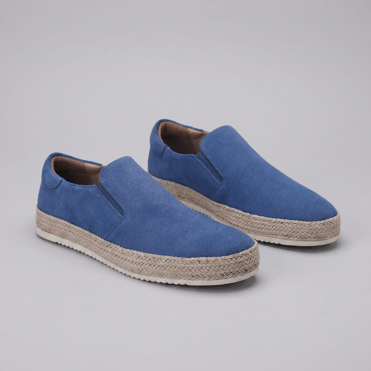 Herren Wildlederslipper mit Jutesohle | Laurentius_1