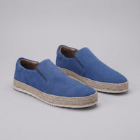 Herren Wildlederslipper mit Jutesohle | Laurentius