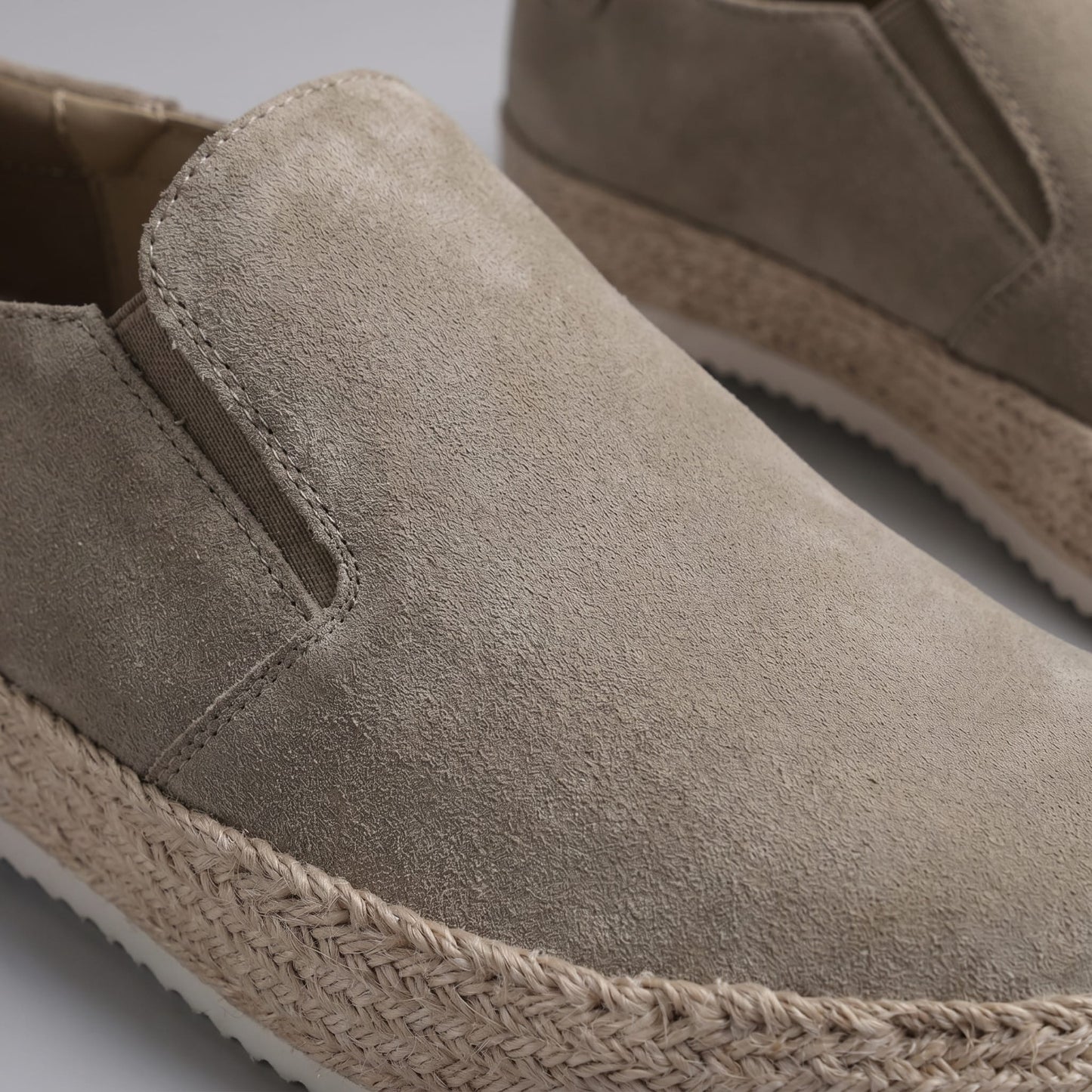 Herren Wildlederslipper mit Jutesohle | Laurentius_14