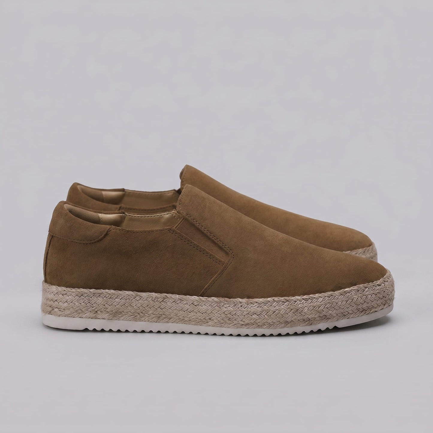 Herren Wildlederslipper mit Jutesohle | Laurentius_17