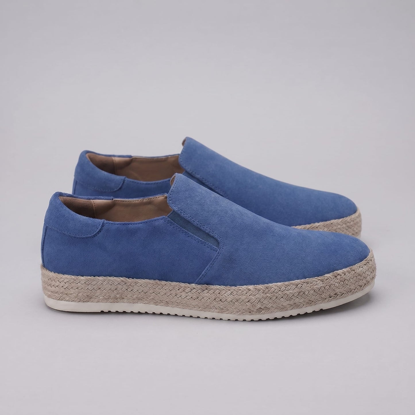 Herren Wildlederslipper mit Jutesohle | Laurentius_2