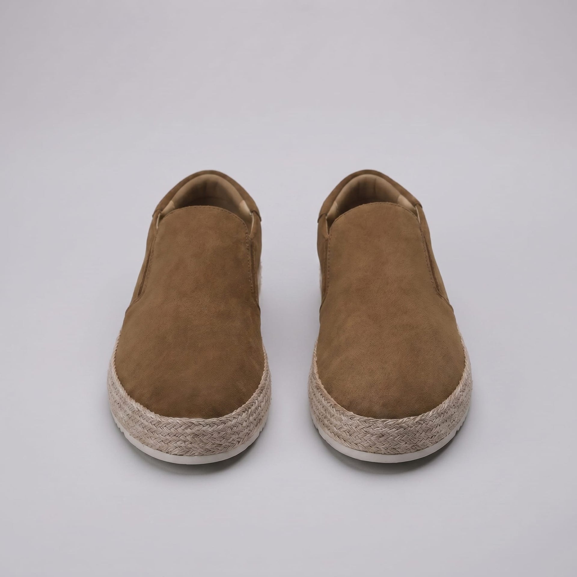 Herren Wildlederslipper mit Jutesohle | Laurentius