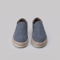 Herren Wildlederslipper mit Jutesohle | Laurentius