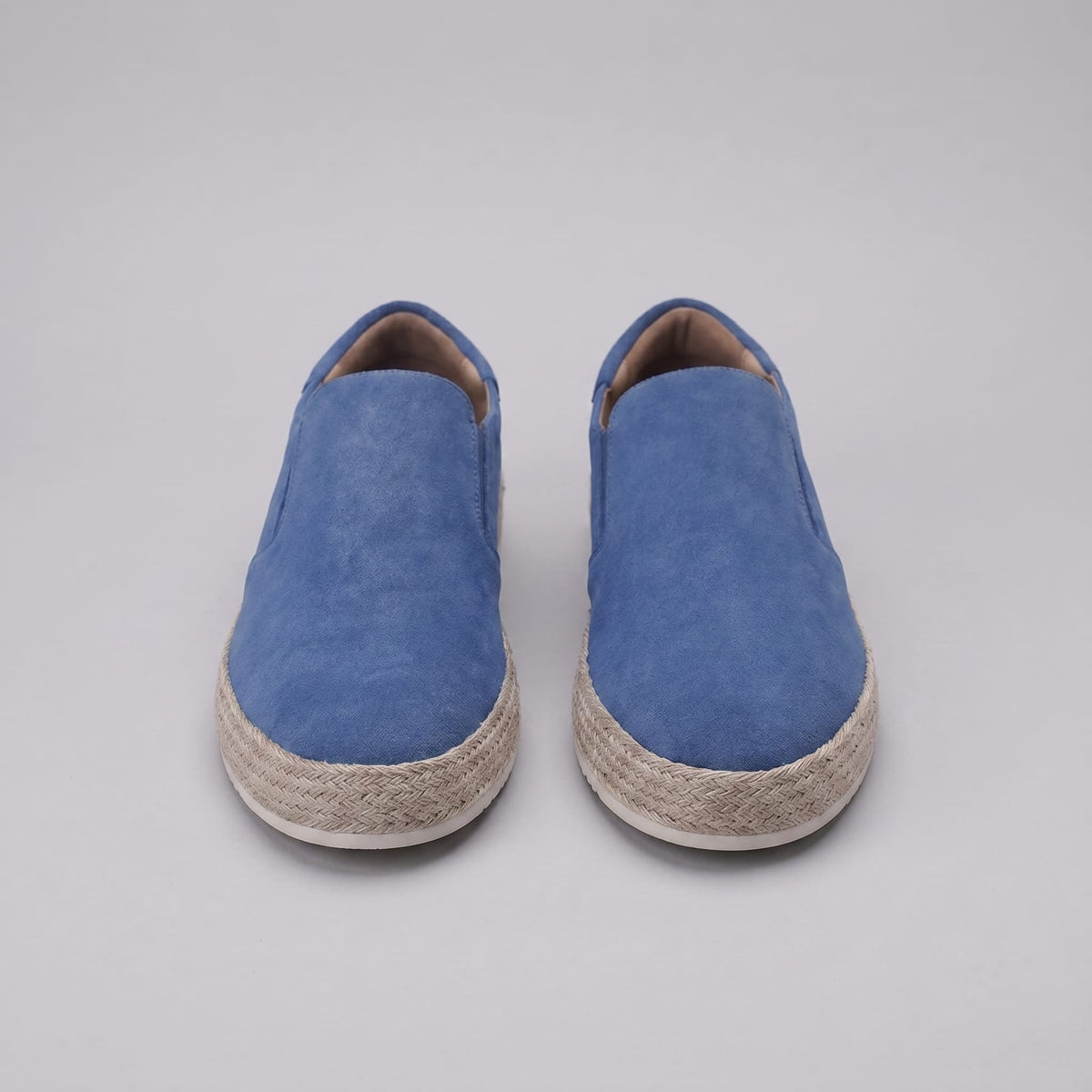 Herren Wildlederslipper mit Jutesohle | Laurentius