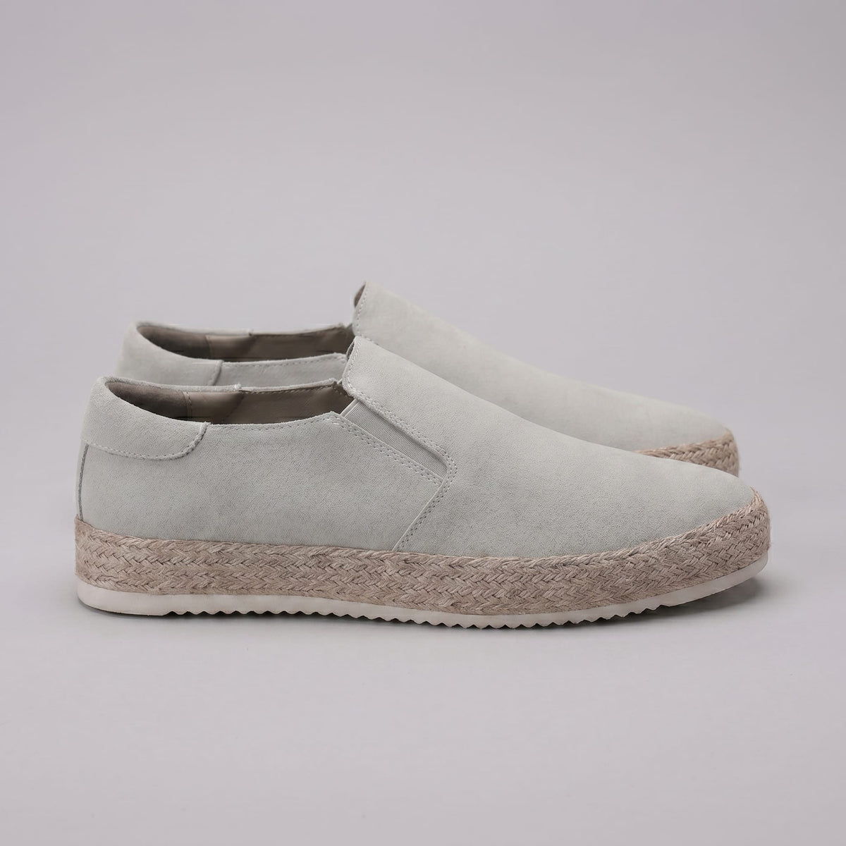 Herren Wildlederslipper mit Jutesohle | Laurentius