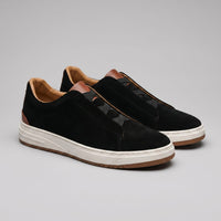 Herren Wildledersneaker mit seitlichem Gummizug | Gotthard
