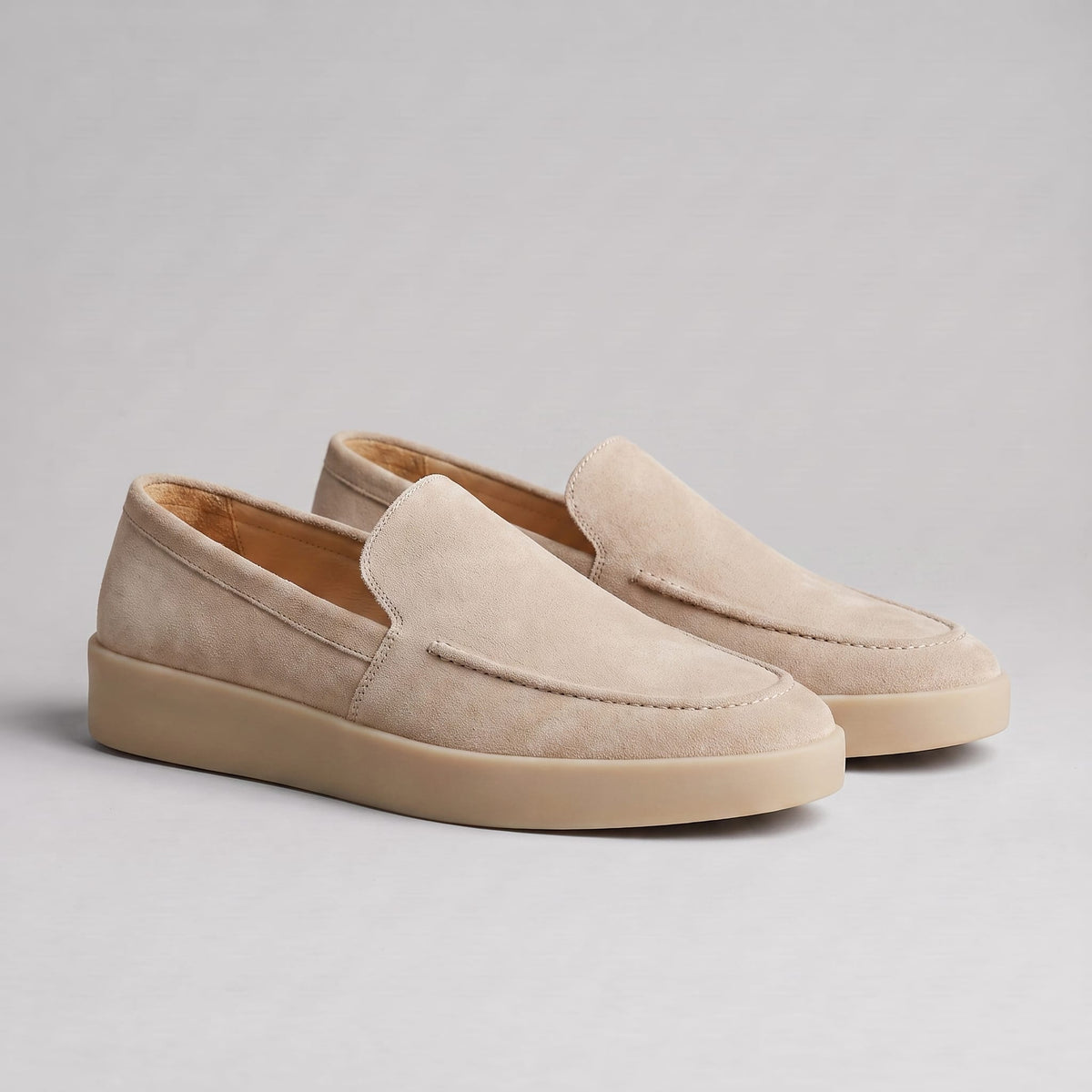 Herren Wildlederloafer mit Mokassinnaht | Ehrenfried_1