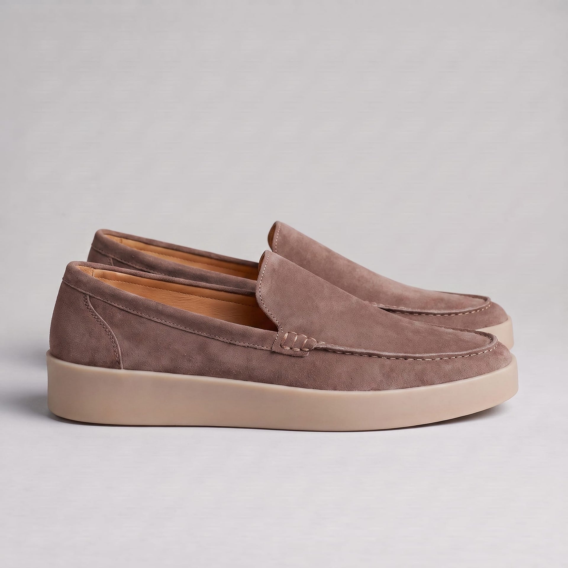 Herren Wildlederloafer mit Mokassinnaht | Ehrenfried