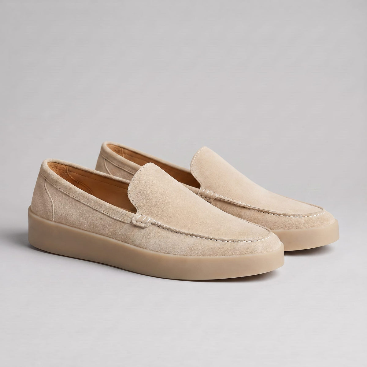 Herren Wildlederloafer mit Mokassinnaht | Ehrenfried