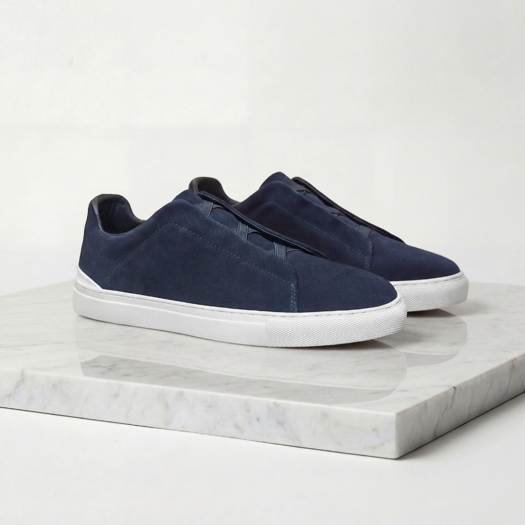 Herren Wildledersneaker mit elastischen Bändern | Gotthold_1