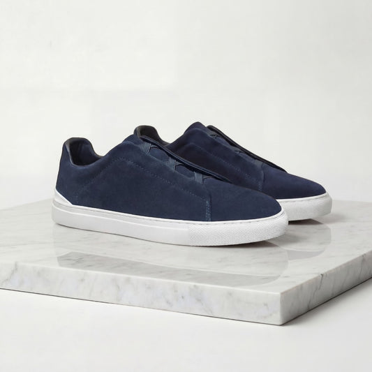 Herren Wildledersneaker mit elastischen Bändern | Gotthold_1