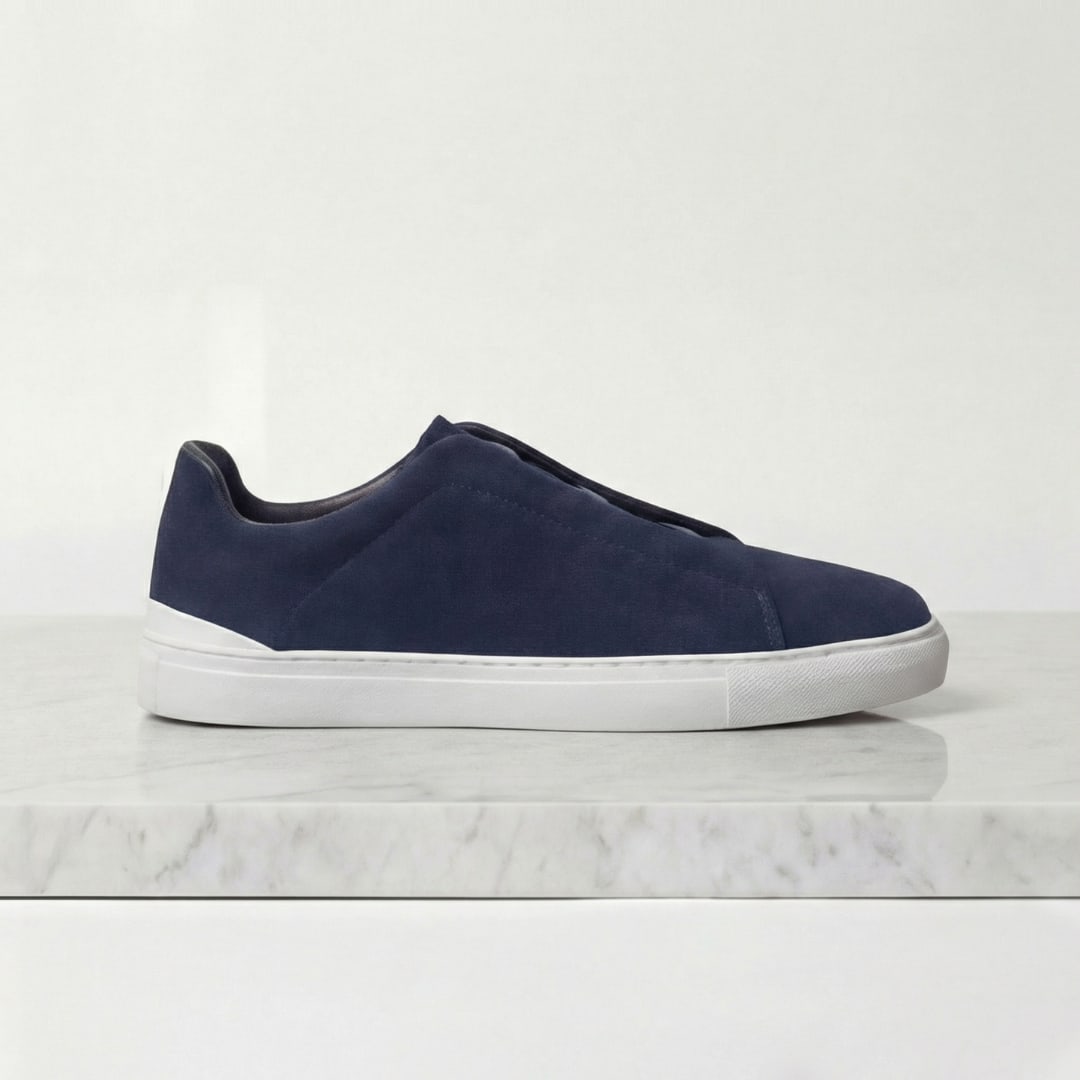 Herren Wildledersneaker mit elastischen Bändern | Gotthold