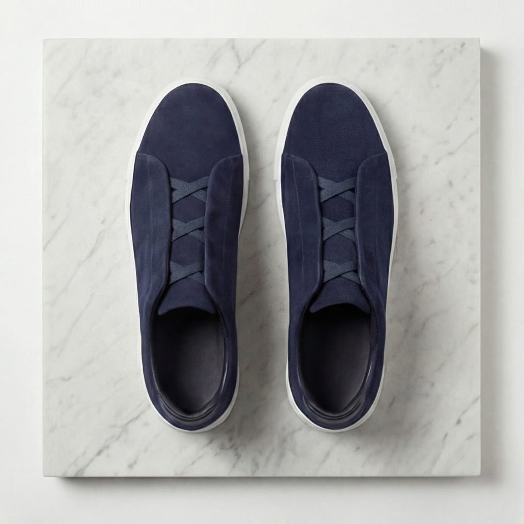 Herren Wildledersneaker mit elastischen Bändern | Gotthold