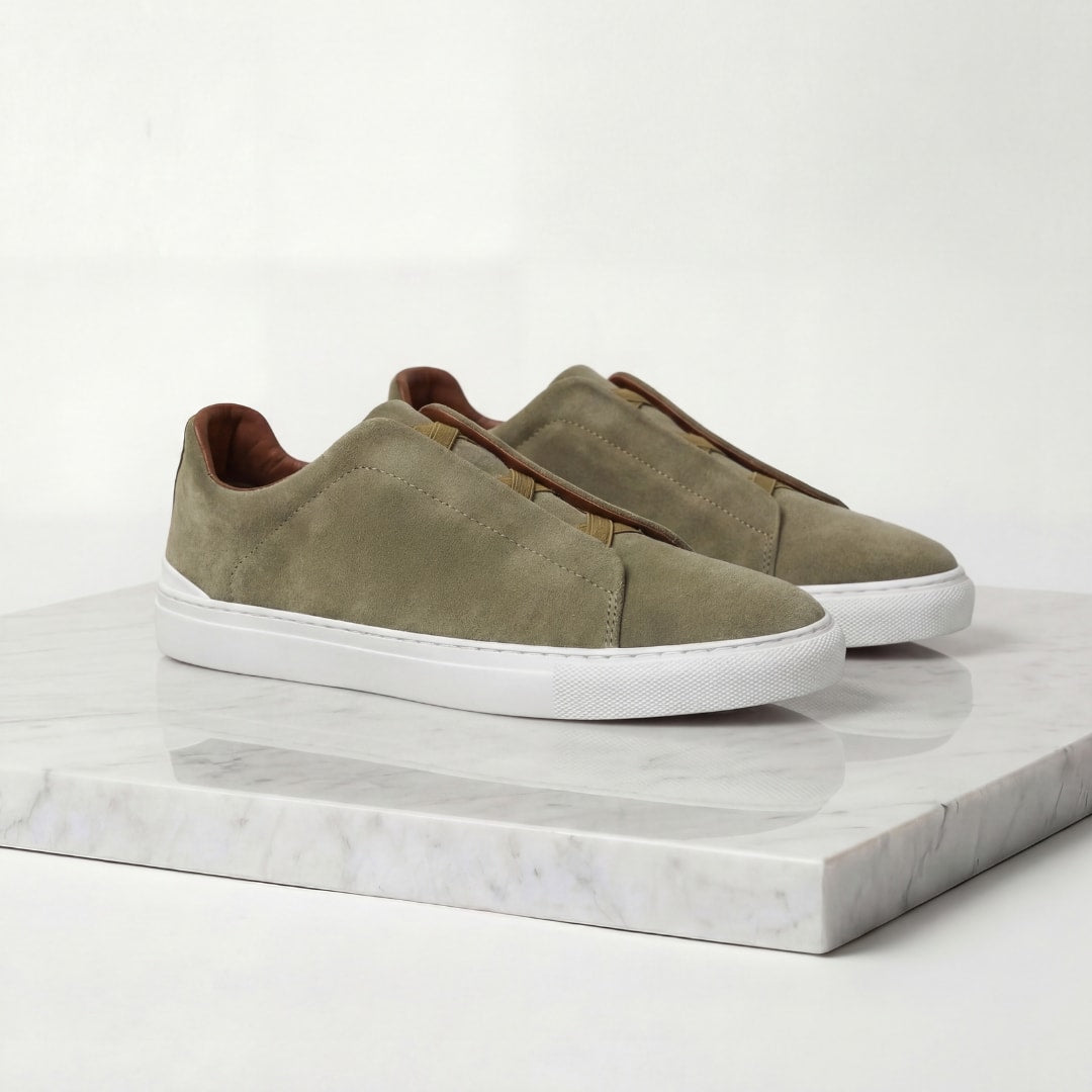 Herren Wildledersneaker mit elastischen Bändern | Gotthold_8