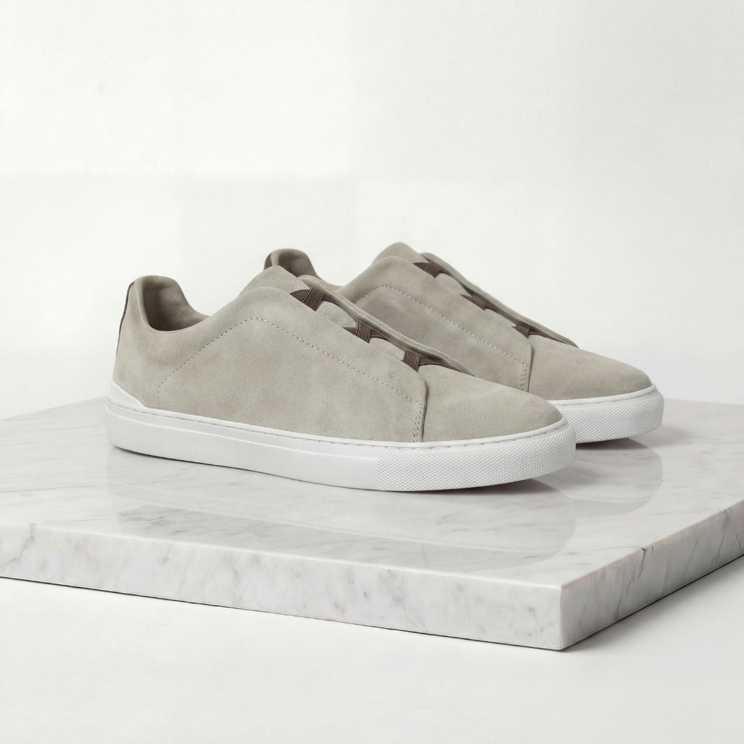 Herren Wildledersneaker mit elastischen Bändern | Gotthold_9