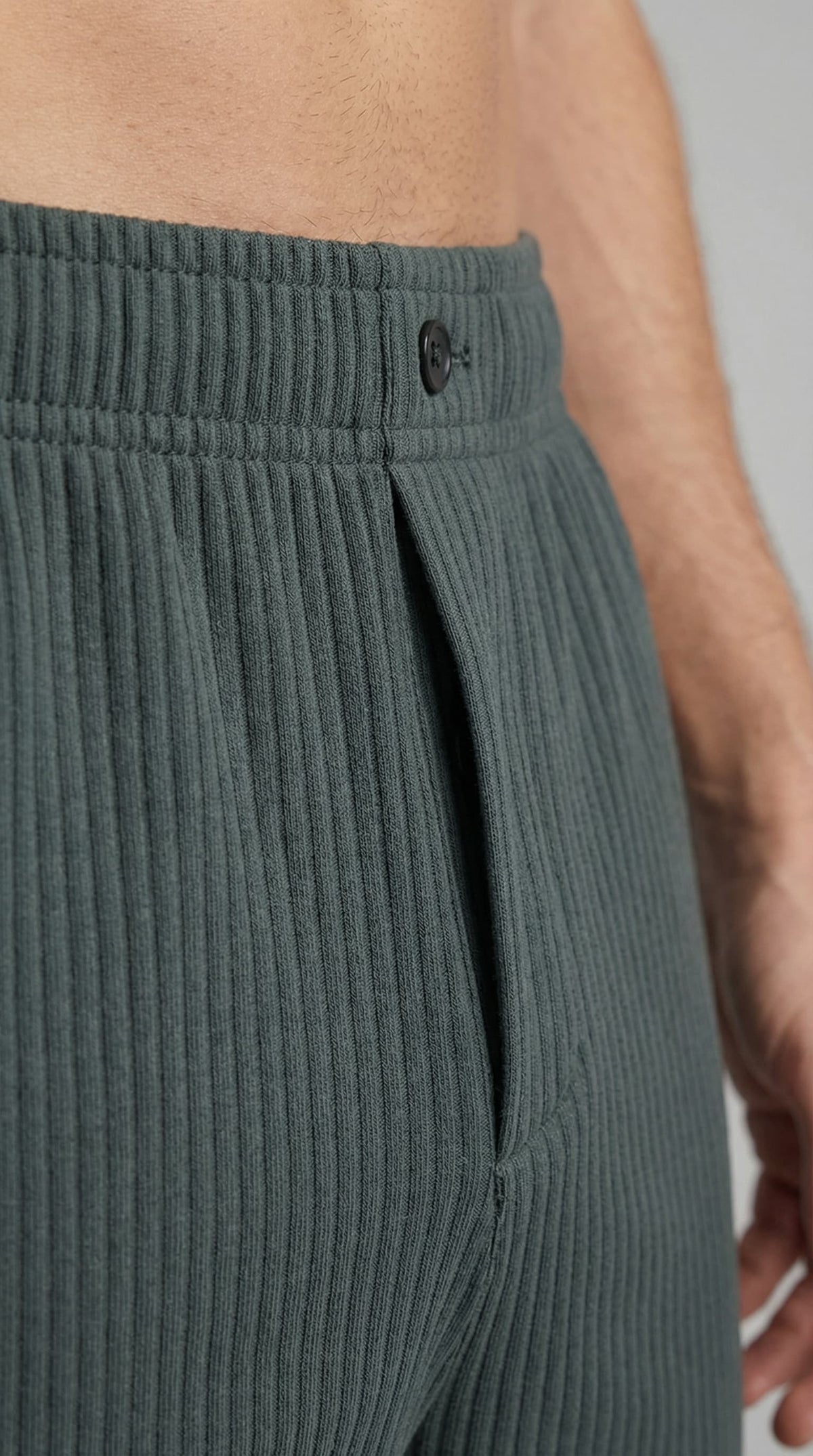 Herren Rippenstrick-Set mit Kubakragen | Bert