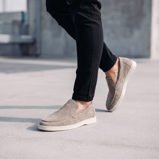Herren Wildlederloafer mit Elastikeinsätzen | Elias_1