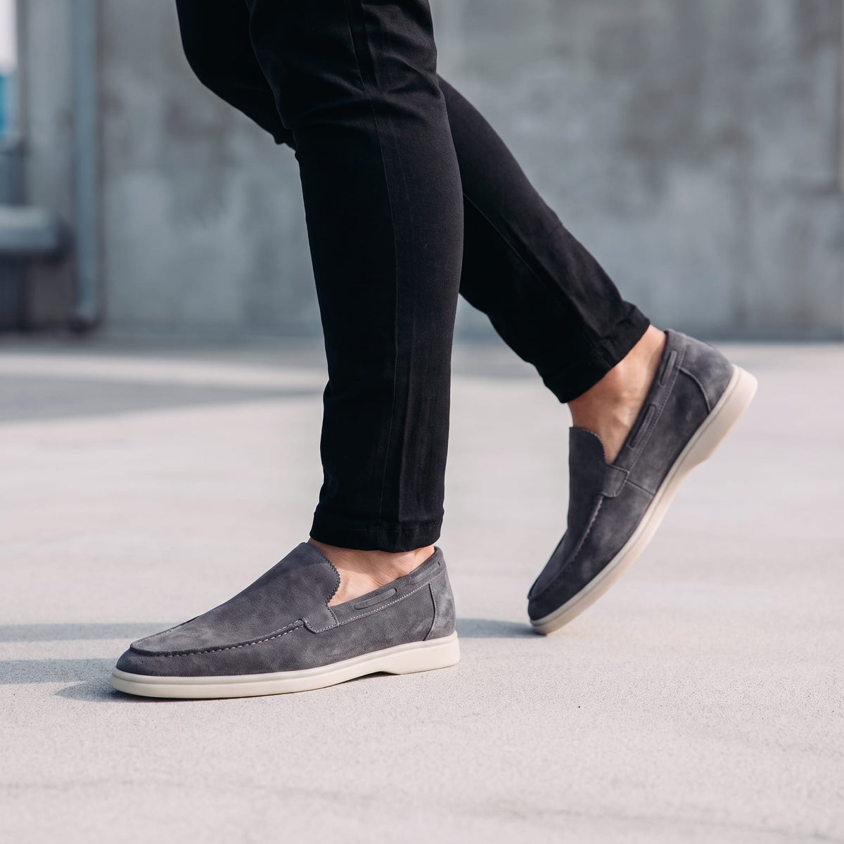 Herren Wildlederloafer mit Elastikeinsätzen | Elias_10