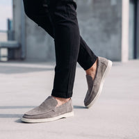 Herren Wildlederloafer mit Elastikeinsätzen | Elias