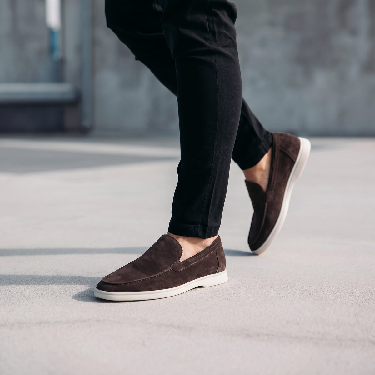 Herren Wildlederloafer mit Elastikeinsätzen | Elias_22
