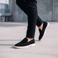 Herren Wildlederloafer mit Elastikeinsätzen | Elias