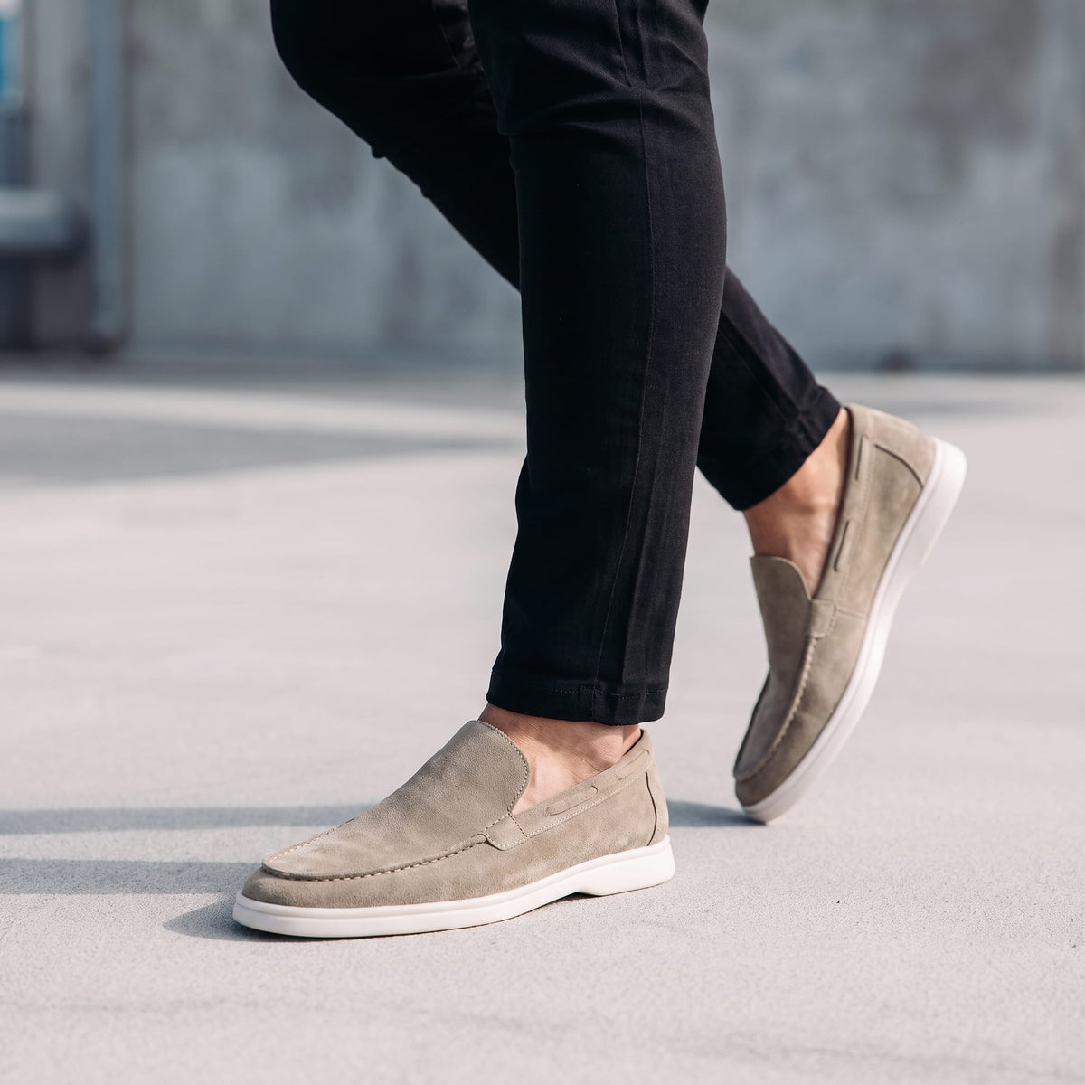 Herren Wildlederloafer mit Elastikeinsätzen | Elias_6