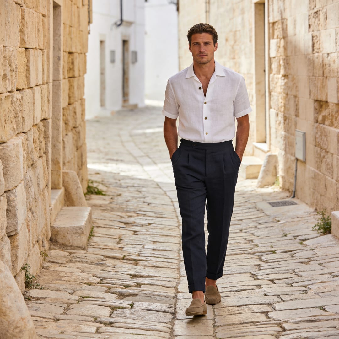 Herren Leinenhose Tailored Fit | Marten_9