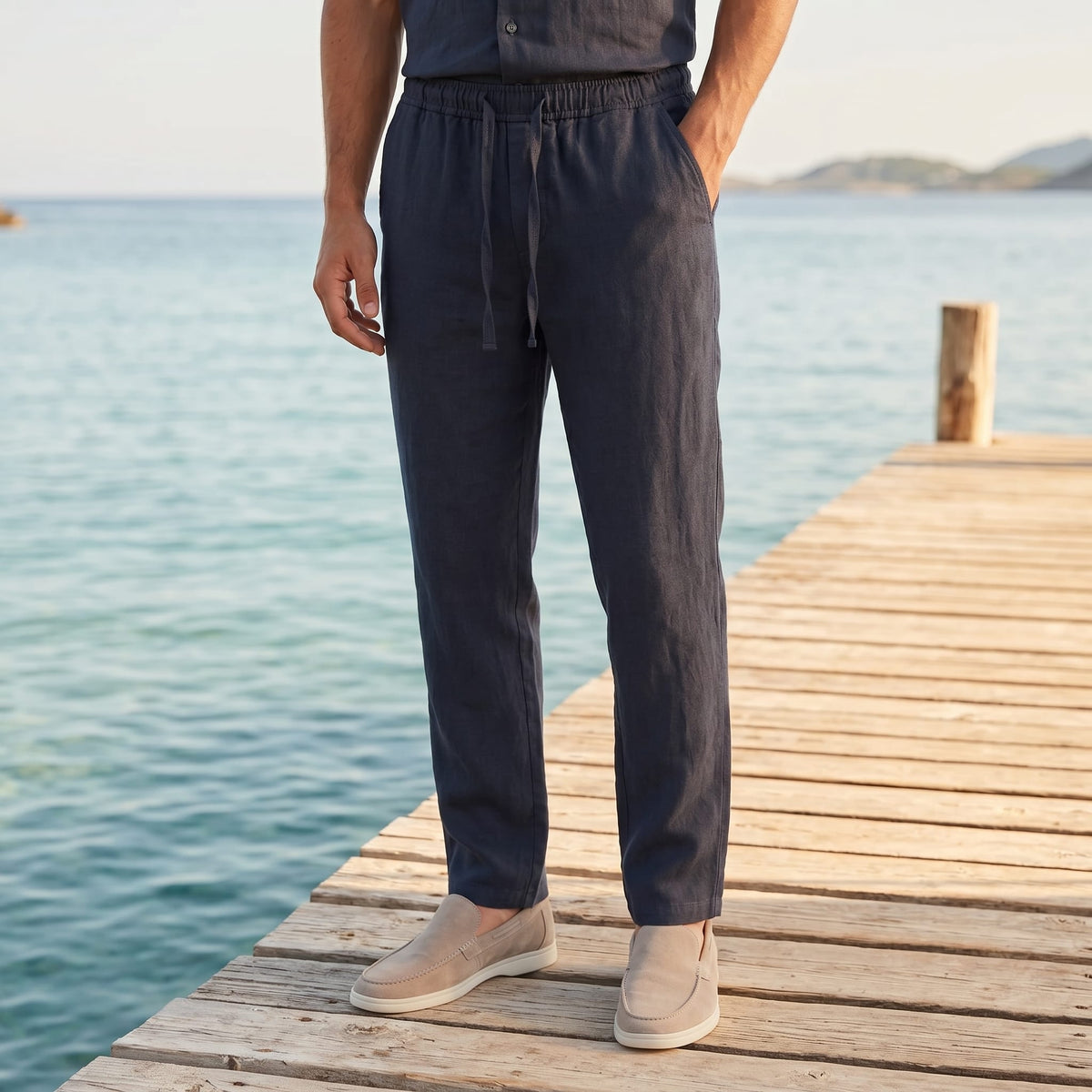 Herren Sommerhose mit Kordelzug | Anselm