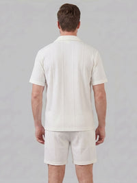 Herren Strukturstrick-Set mit Rautenmuster | Dominik