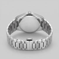 Herren Armbanduhr mit Edelstahlarmband und Tag-Datum-Anzeige | Heiner