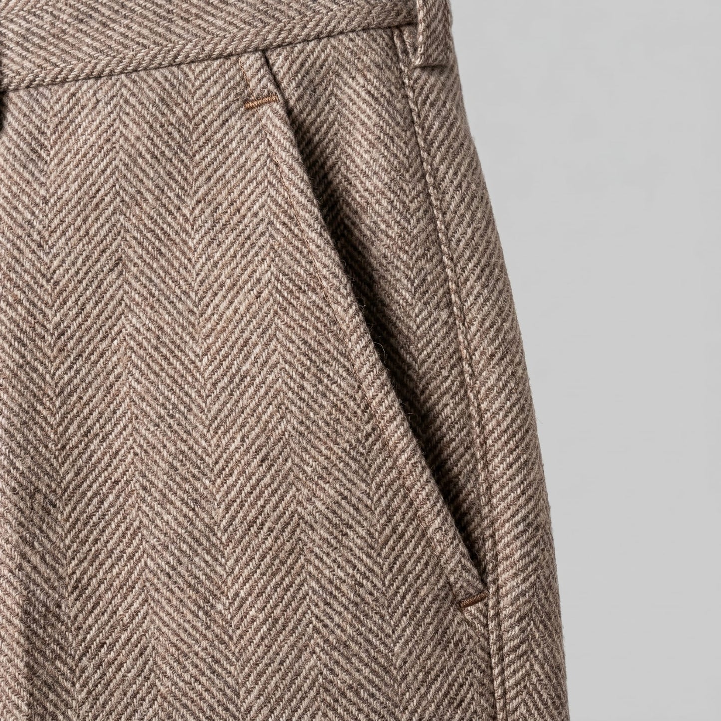 Herren Fischgrathose mit Bundfalten | Mathias_14