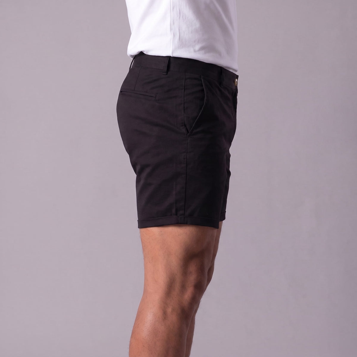Herren Chino-Shorts mit Umschlagsaum | Steffen_10