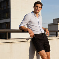 Herren Chino-Shorts mit Umschlagsaum | Steffen